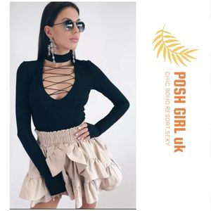 SEXY SILKY LACED BODYSUIT